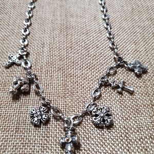 Brighton Eternity Cross Charm Necklace